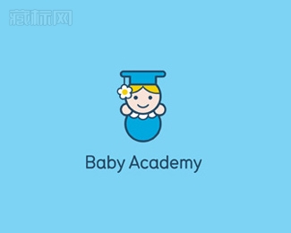 Baby Academy幼教标志设计