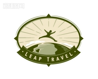 Leap Travel跳跃旅行标志设计