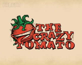 The Crazy Tomato疯狂的番茄logo设计