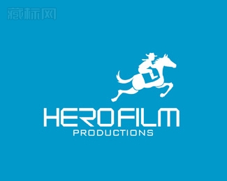 Herofilm英雄农场标志设计