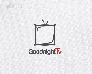 Good Night Tv电视app标志设计