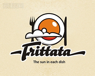 Frittata煎饼店logo设计