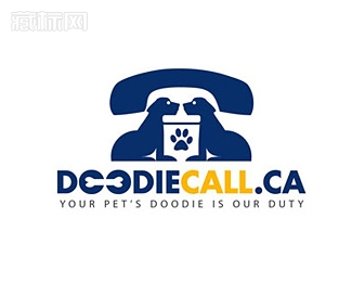 DoddieCall.Ca宠物店logo设计