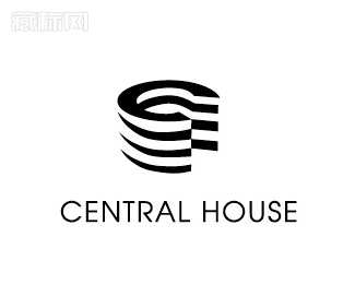 Central House市中心房子logo设计