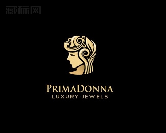 Primadonna Luxury Jewels豪华珠宝logo设计