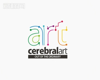 Cerebral Art脑的艺术logo设计