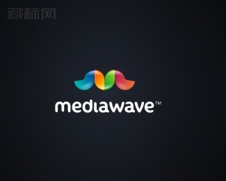Mediawave传媒公司标志设计