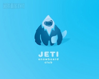 Jeti Snowboard Club滑雪俱乐部商标设计