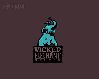 Wicked Elephant邪恶的大象logo设计
