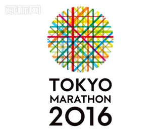 2016年东京马拉松logo设计