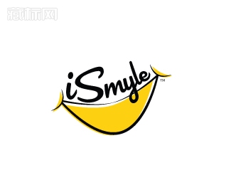 iSmyle笑脸logo设计