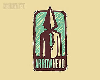 ArrowHead箭头人logo设计