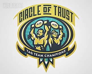 Circle of Trust金腰带logo设计