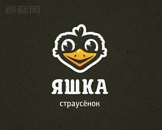 Ostrich鸵鸟logo设计