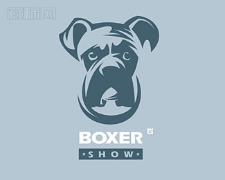 Boxer Show狗标志设计