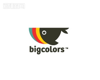 Big Colors鱼标志设计