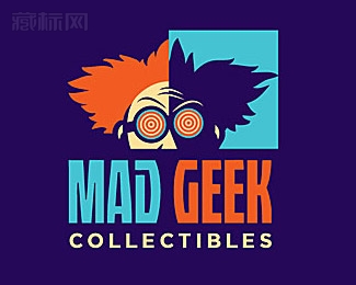 Mad Geek Collectibles收藏极客logo设计