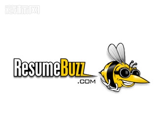 Resume Buzz简历蜜蜂logo设计