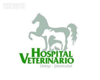 Hospital Veterinario动物医院logo设计