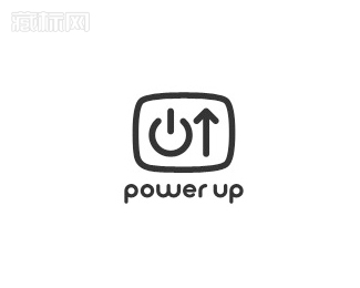 Power Up电源开关logo图片