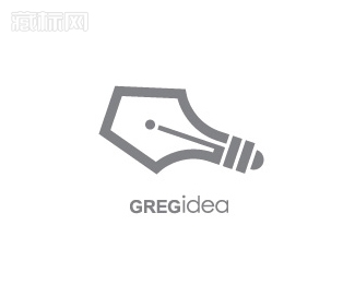GREGidea钢笔logo设计