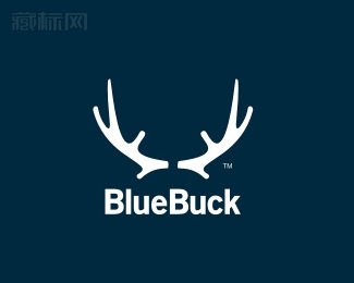 Blue Buck鹿角标志设计