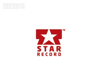 Star Record明星记录logo设计