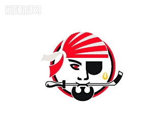 海盗高尔夫logo设计