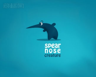 Spear Nose Creature矛鼻子生物标识设计