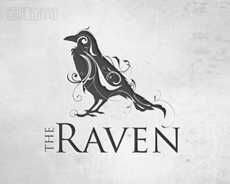 The Raven乌鸦logo设计