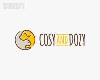 Cosy Dozy宠物狗logo设计
