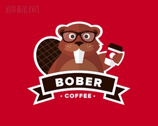 Beaver Coffee海狸咖啡logo设计
