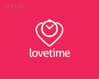 Love Time恋爱时间标志设计