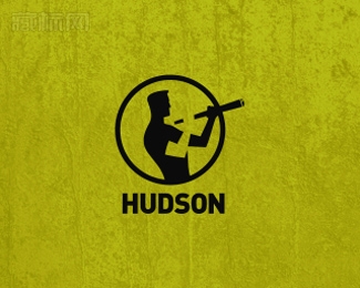 Hudson男人标志设计