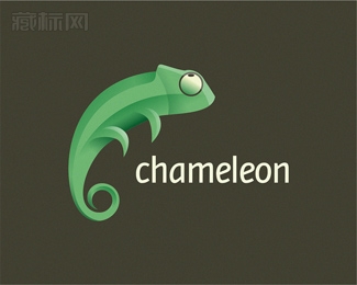 chameleon变色龙logo设计