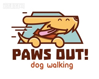 Paws Out Wip瓜子制品logo设计