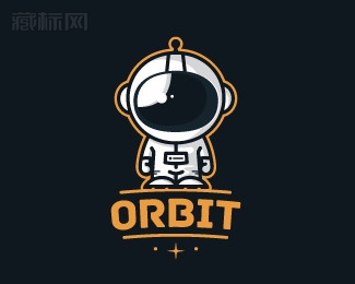 Orbit轨道机器人logo设计