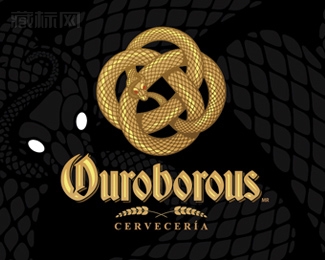 Ouroborous蛇标志设计