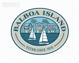 Balboa度假村logo设计