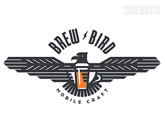 Brew Bird啤酒鸟logo设计