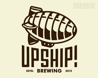 Upship鱼雷标志设计