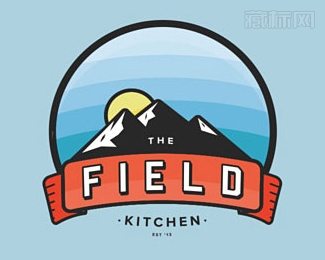 The Field Kitchen山标志设计