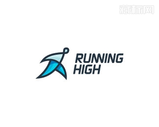 running high小人logo图片