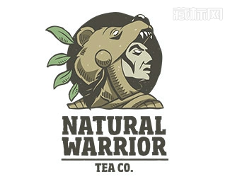 Natural Warrior Tea 自然战士茶叶公司logo设计