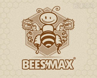 BeesMax电蜜蜂标志设计