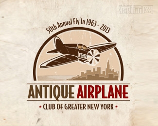 Antique Airplane古董飞机俱乐部logo图片