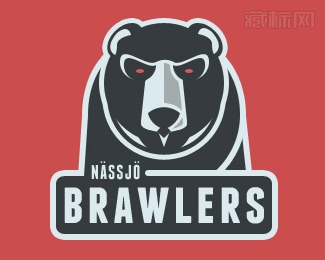 Nassjo Brawlers熊标志设计欣赏