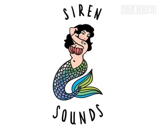 siren美人鱼logo图片