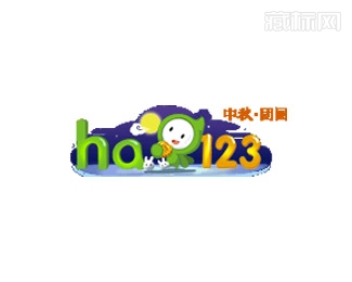 好123网址导航中秋节logo图片