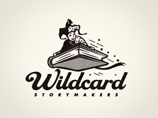wildcard看书的小丑标志